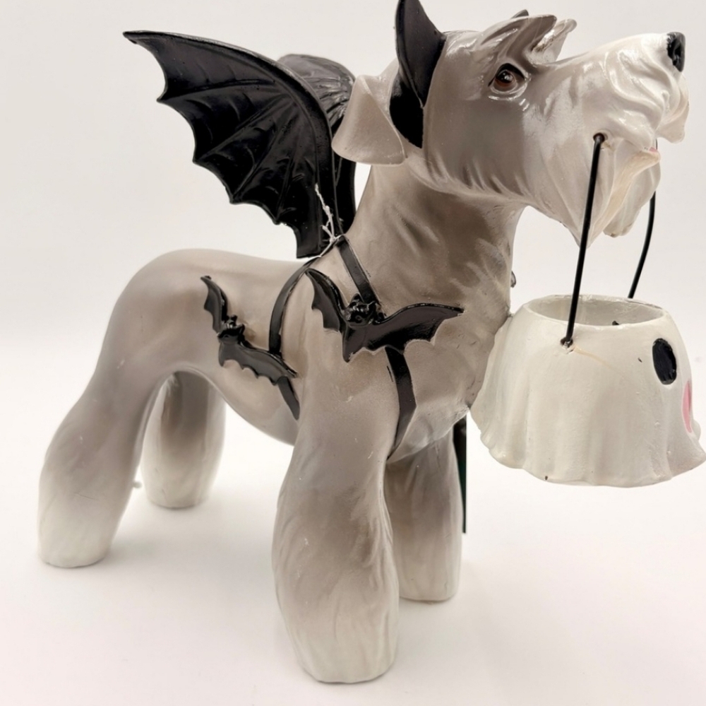 New Schnauzers Bat Dog Ghost Bucket - Picture 1 of 6